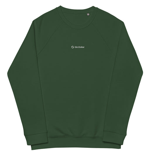 Unisex organic Glo sweatshirt (pine green)