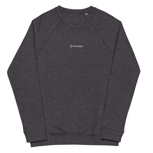Unisex organic Glo sweatshirt (charcoal)